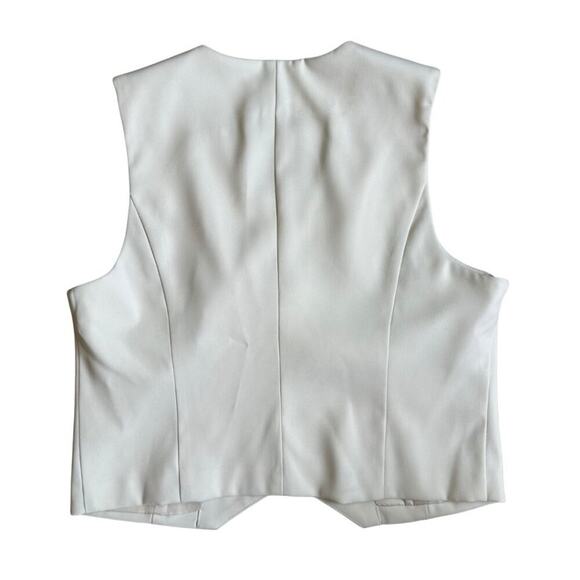 Avec Les Filles Vest Suit Cream M - Picture 5 of 6